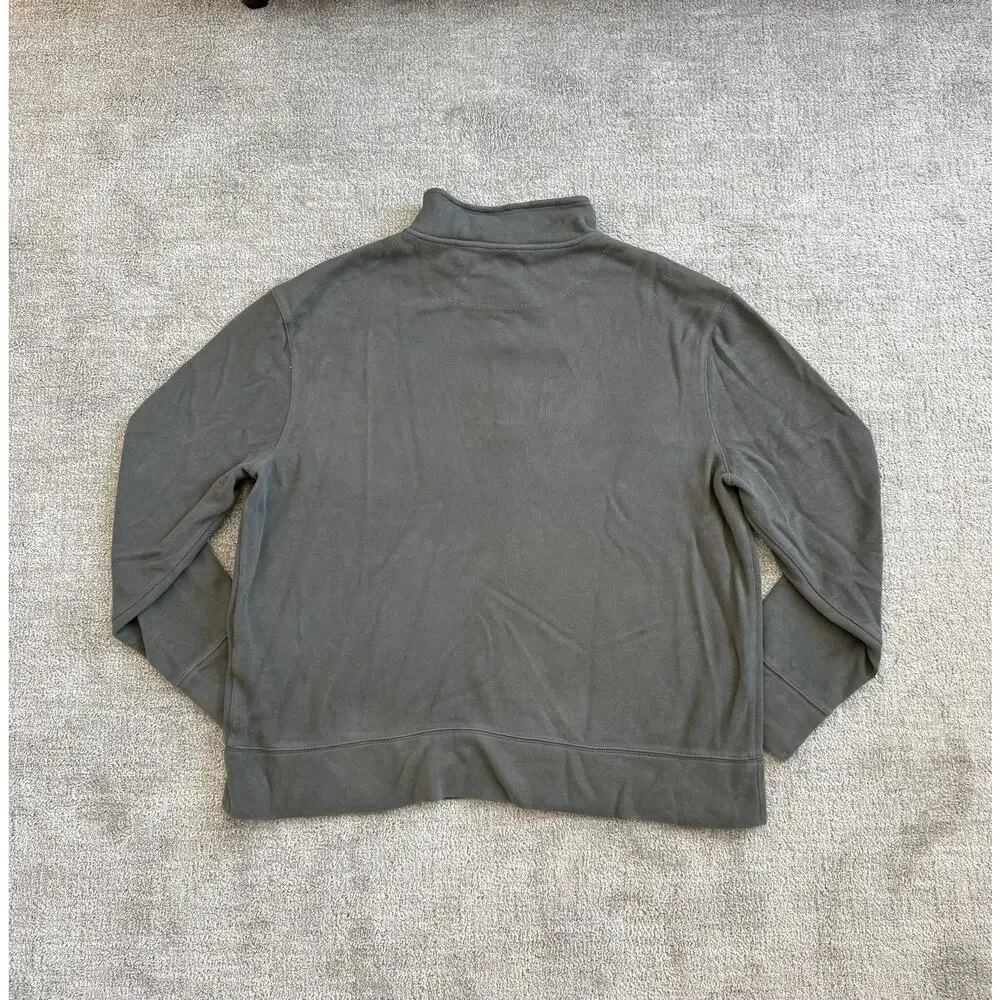 Banana Republic Quarter-Zip Sweatshirt - Gray - XXL